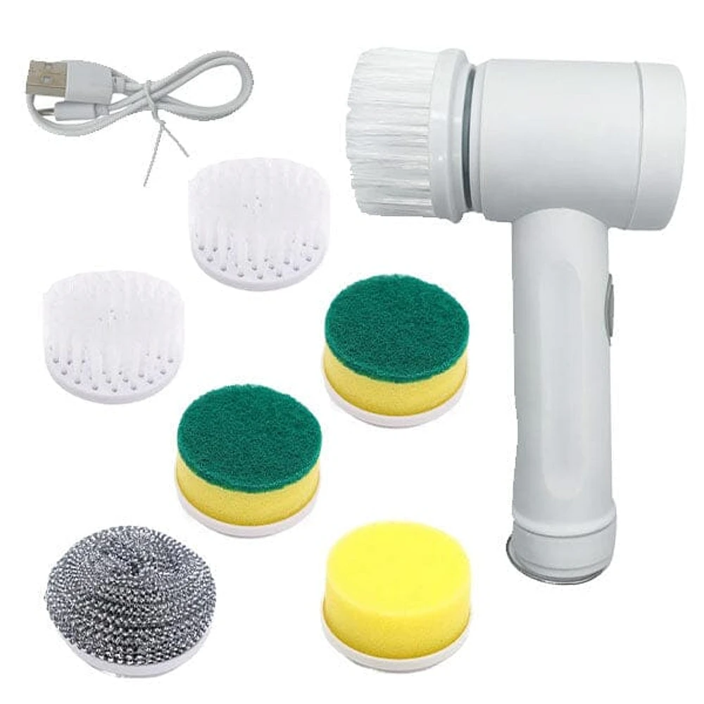 ProKitchen ScrubWIZ Electric Multi-Functional Scrub Brush