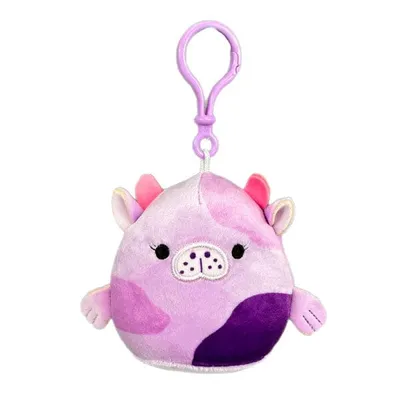 Squishmallows Plush Toys | 3.5" Clip-On Seacow Squad | Stasia The Purple Seacow