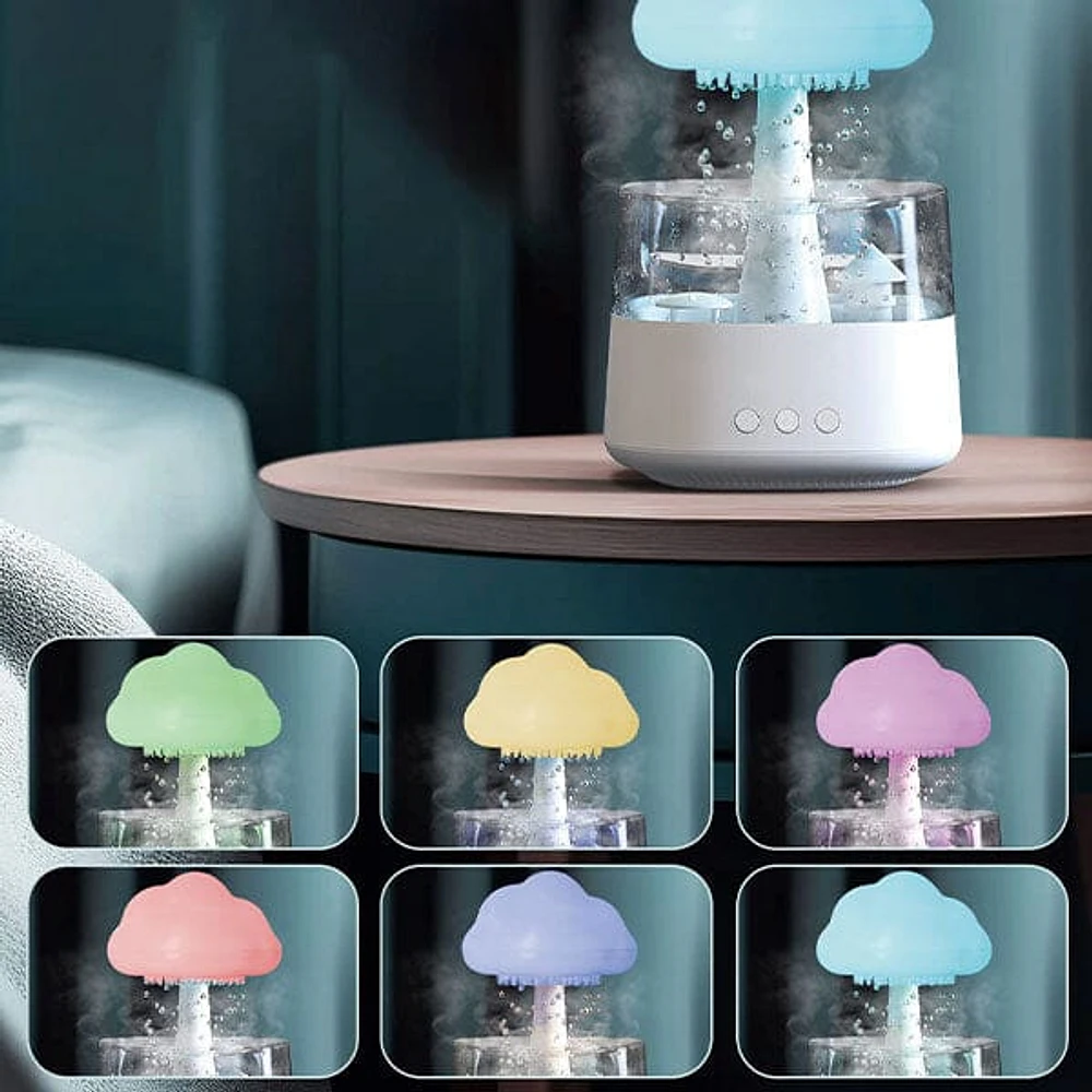 Esencia SereneMists (450mL) 4-in-1 Rain Cloud Night Light Diffuser