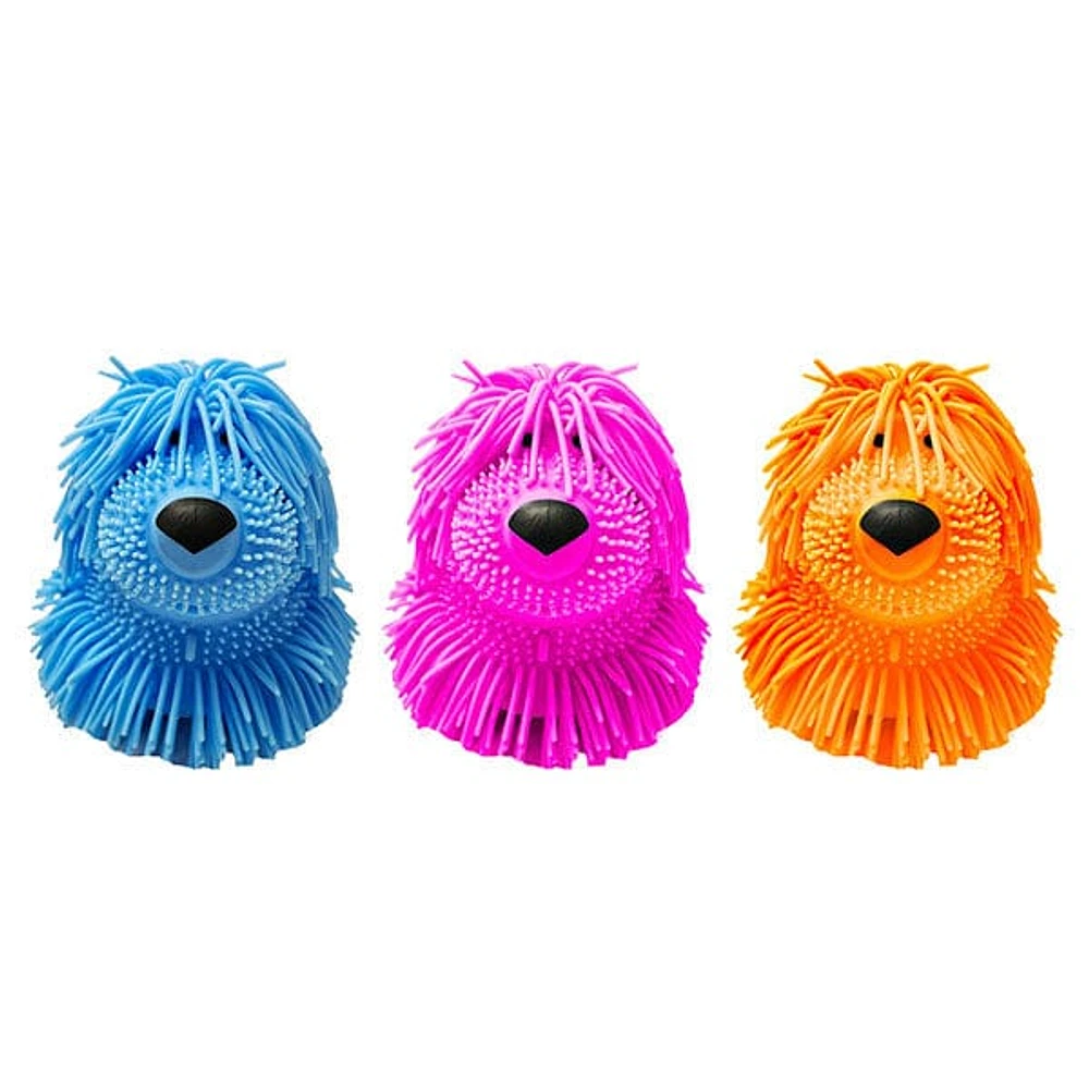 Furry Frens Shaggy Dog Squishy Wiggle Fidget Toy (1pc) Color Ships Assorted