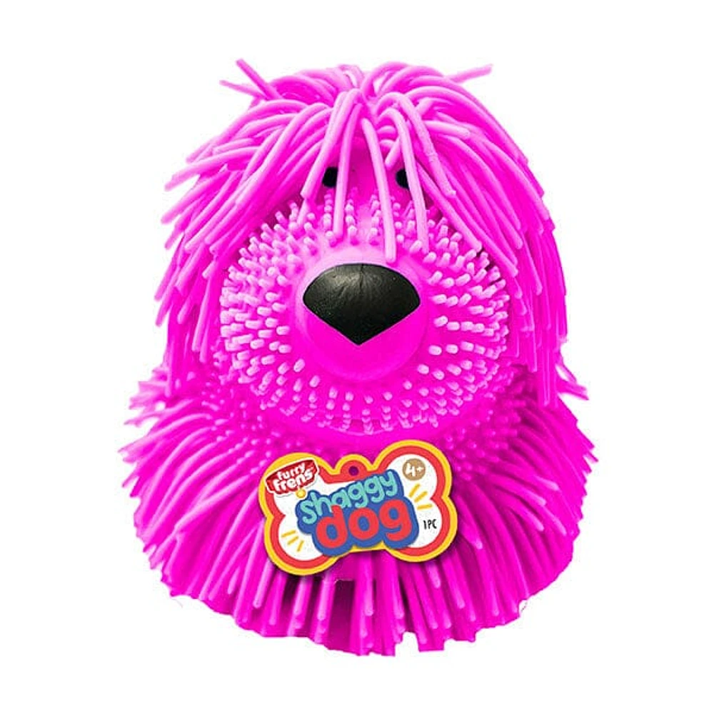 Furry Frens Shaggy Dog Squishy Wiggle Fidget Toy (1pc) Color Ships Assorted