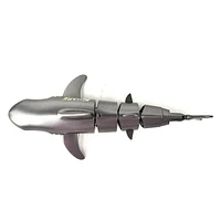 AquaThriller Submersible RC Animatronic Swimming Shark Water Toy (Includes Spare Battery)