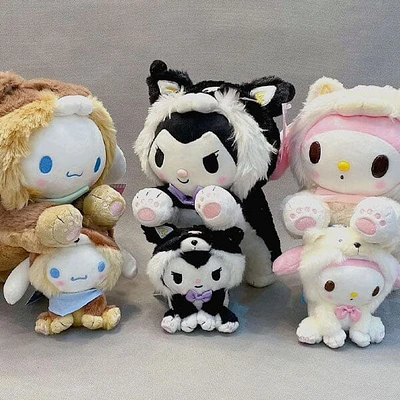 Sanrio 10" Hello Kitty & Friends Shiba Inu Puppy Costume Plush Toy (1pc) Multiple Styles
