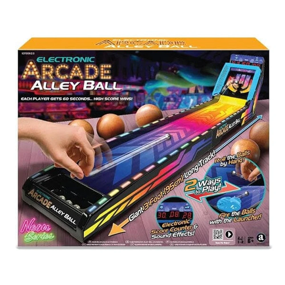 Electronic Alley-Ball Mini Skee Ball Arcade Tabletop Game