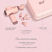 SLF Mini Handheld Impact Massager Gun in Pink