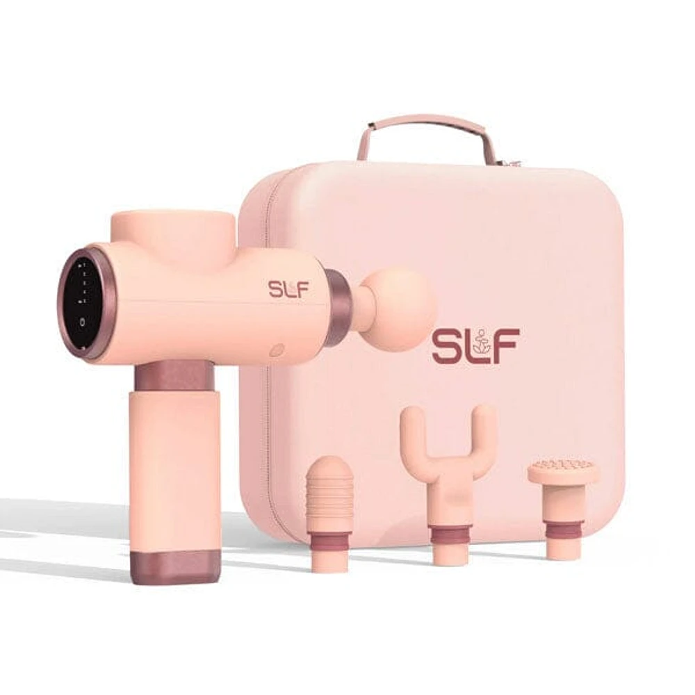 SLF Mini Handheld Impact Massager Gun in Pink