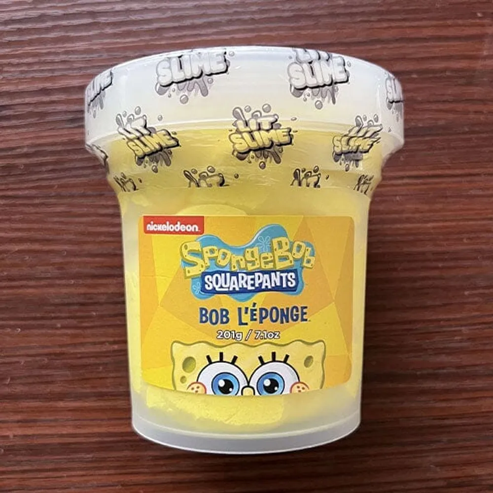 Sponge Slime (7.1oz) SpongeBob SquarePants Novelty Fidget Putty | Showcase Exclusive