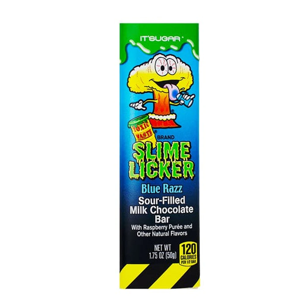 Toxic Waste Slime Licker Sour-Filled Milk Chocolate Bars (50g) Multiple Flavors