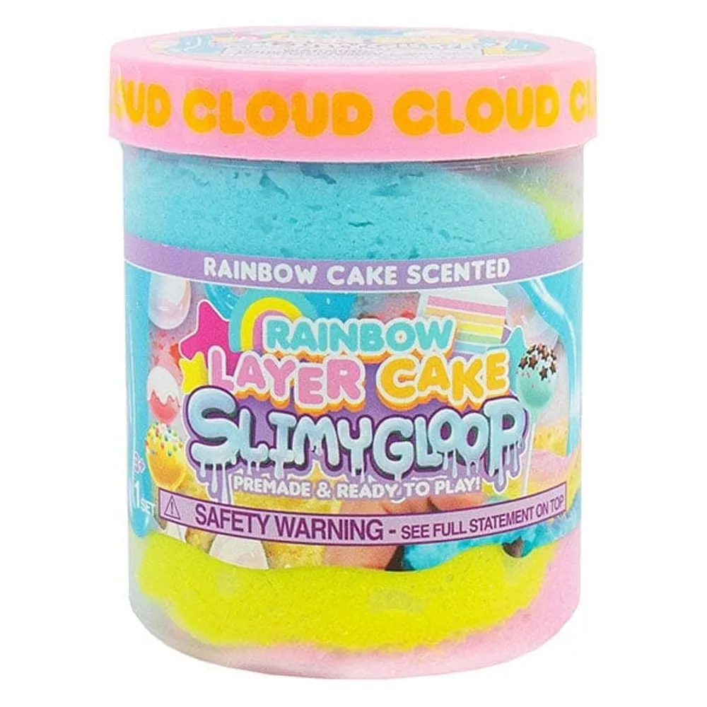 SlimyGloop Whipped Mix & Play Slime (8oz Jar) | Multiple Styles