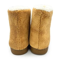 Shhhandals Fluffy Slipper Khaki Ankle Boots (Multiple Sizes)