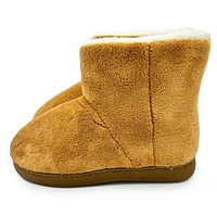 Shhhandals Fluffy Slipper Khaki Ankle Boots (Multiple Sizes)