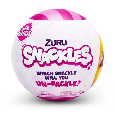 ZURU™ Mini Brands Snackles Mystery Mini 5" Plush Capsule Series 1 Wave 2