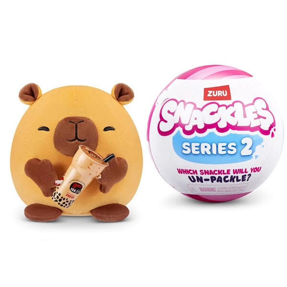 ZURU™ Mini Brands Snackles Mystery Mini 5" Plush Capsule Series 2 Wave 1