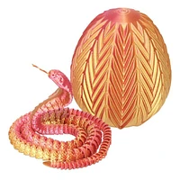 3D Printed Snake Scale Egg Fidget Toy with Included (Multiple Colors)