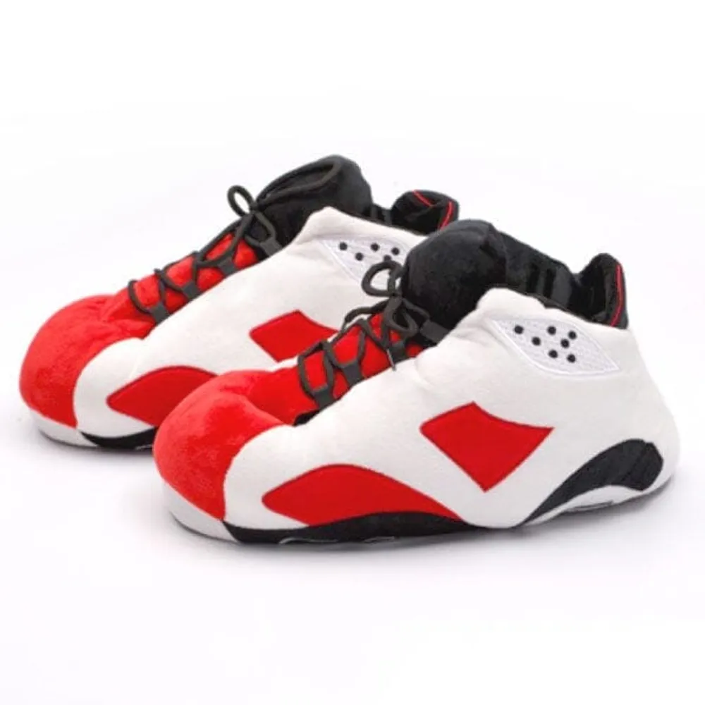 Amazon.com: Handmade Jordans-Inspired Sneaker Slippers - Retro Black-Cement  Collection - AJ3 Cozy Warm Plush Booties - Custom Comfy Plush Shoes - Cozy  Kicks Sneaker Slipper - Low-Top Basketball Big Size Sneakers :