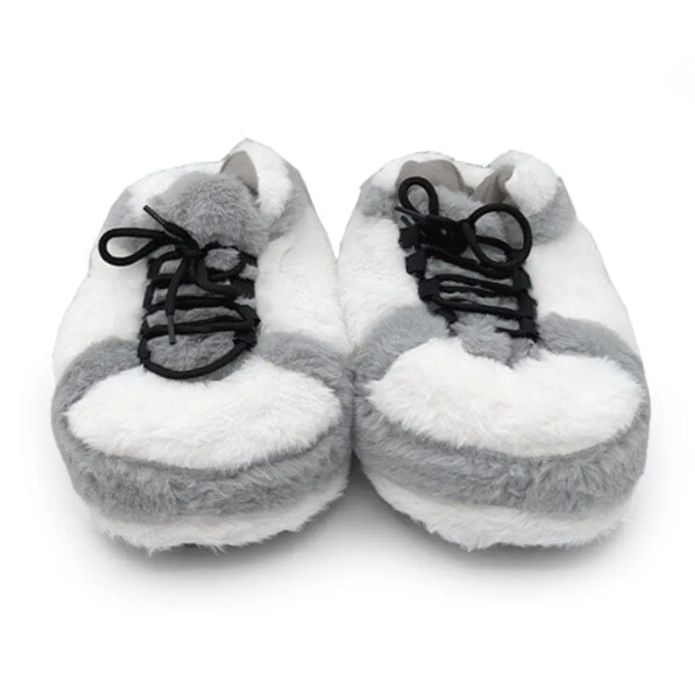 Plush Sneaker Slippers