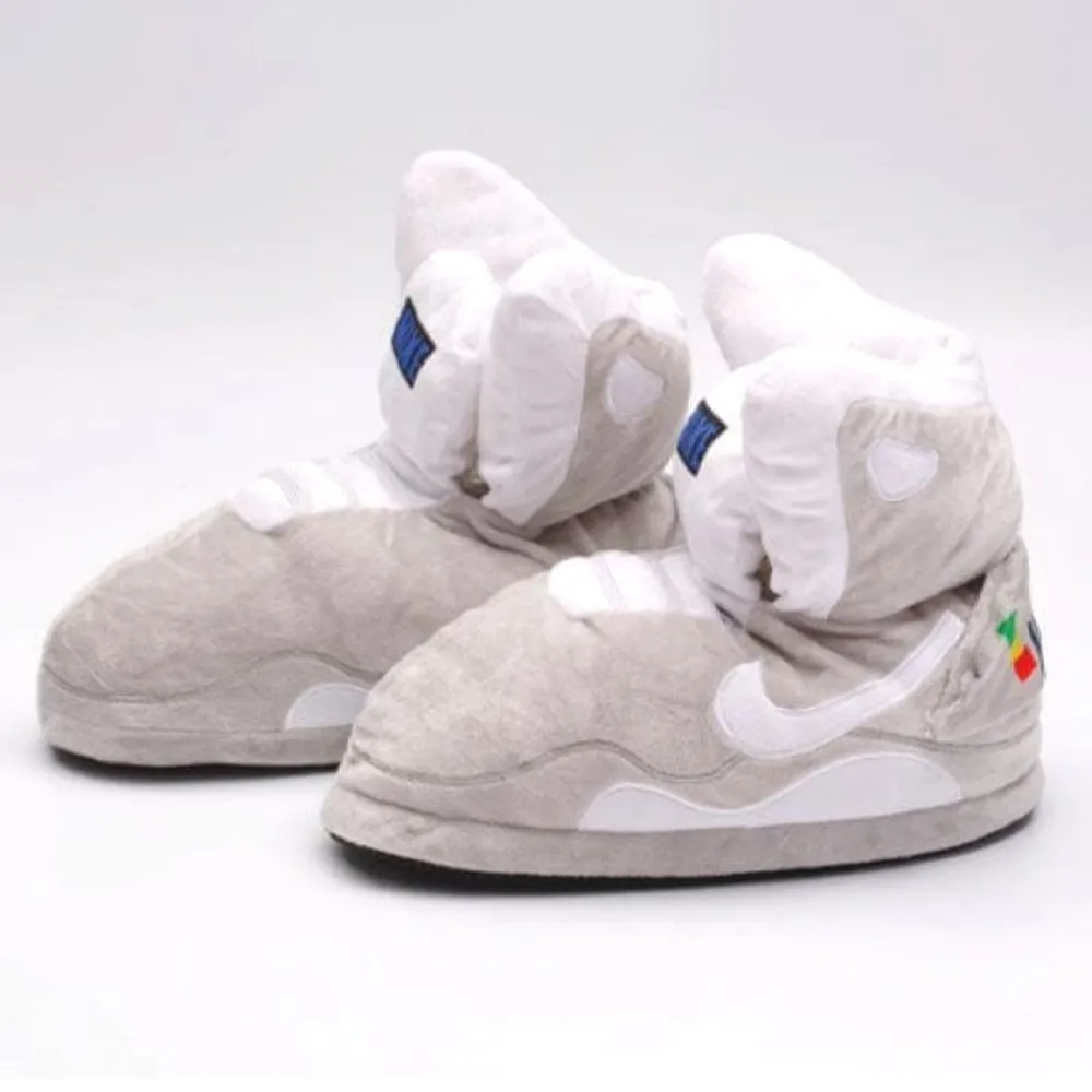 Plush Sneaker Slippers