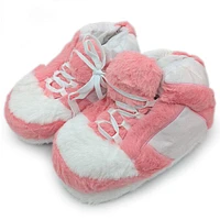 Plush Sneaker Slippers