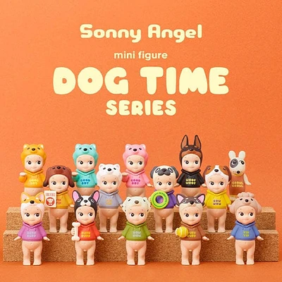 Sonny Angel Collectable Mini Cherub Figurines Dog Time Series Blind Box (1pc)