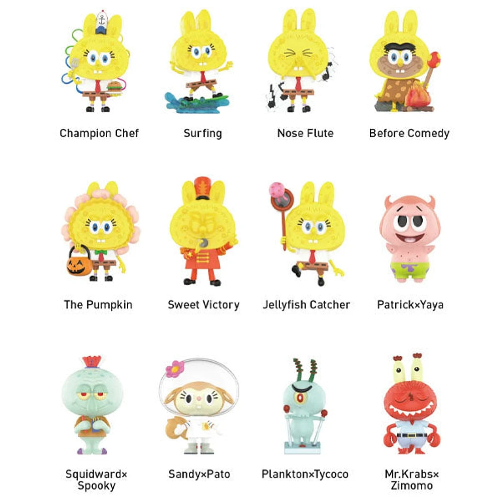 Pop Mart x THE MONSTERS: Spongebob Series Figurine Blind Box (1pc)