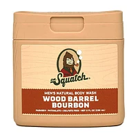 Dr. Squatch All-Natural Body Wash For Men (8oz) Wood Barrel Bourbon