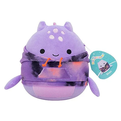 Squishmallows Super Soft Plush Toys 2025 Tie-Dye Hoodie Squad 7.5" Shon the Lavender Loch Ness Monster