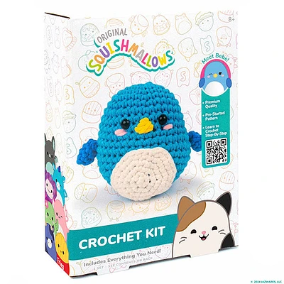 Squishmallows DIY Crochet Plush Toy Complete Kit (Multiple Characters)