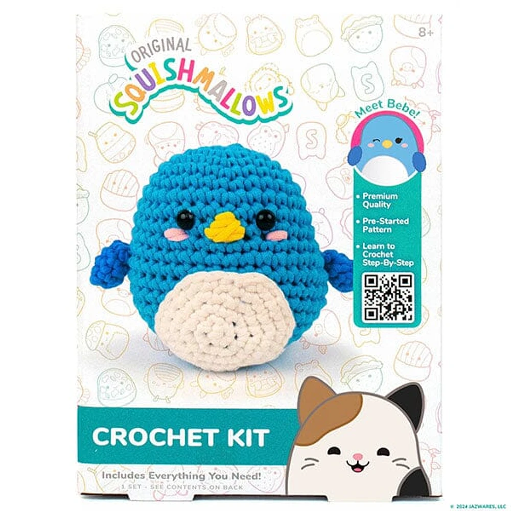 Squishmallows DIY Crochet Plush Toy Complete Kit (Multiple Characters)