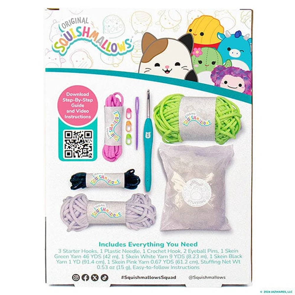 Squishmallows DIY Crochet Plush Toy Complete Kit (Multiple Characters)