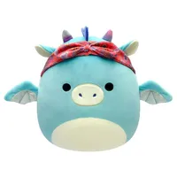 Squishmallows Super Soft Plush Toys | 7.5" Tatiana the Dragon (Bandana)