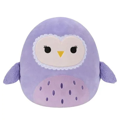 Squishmallows Super Soft Plush Toys | 7.5" Scarlito the Purple Owl