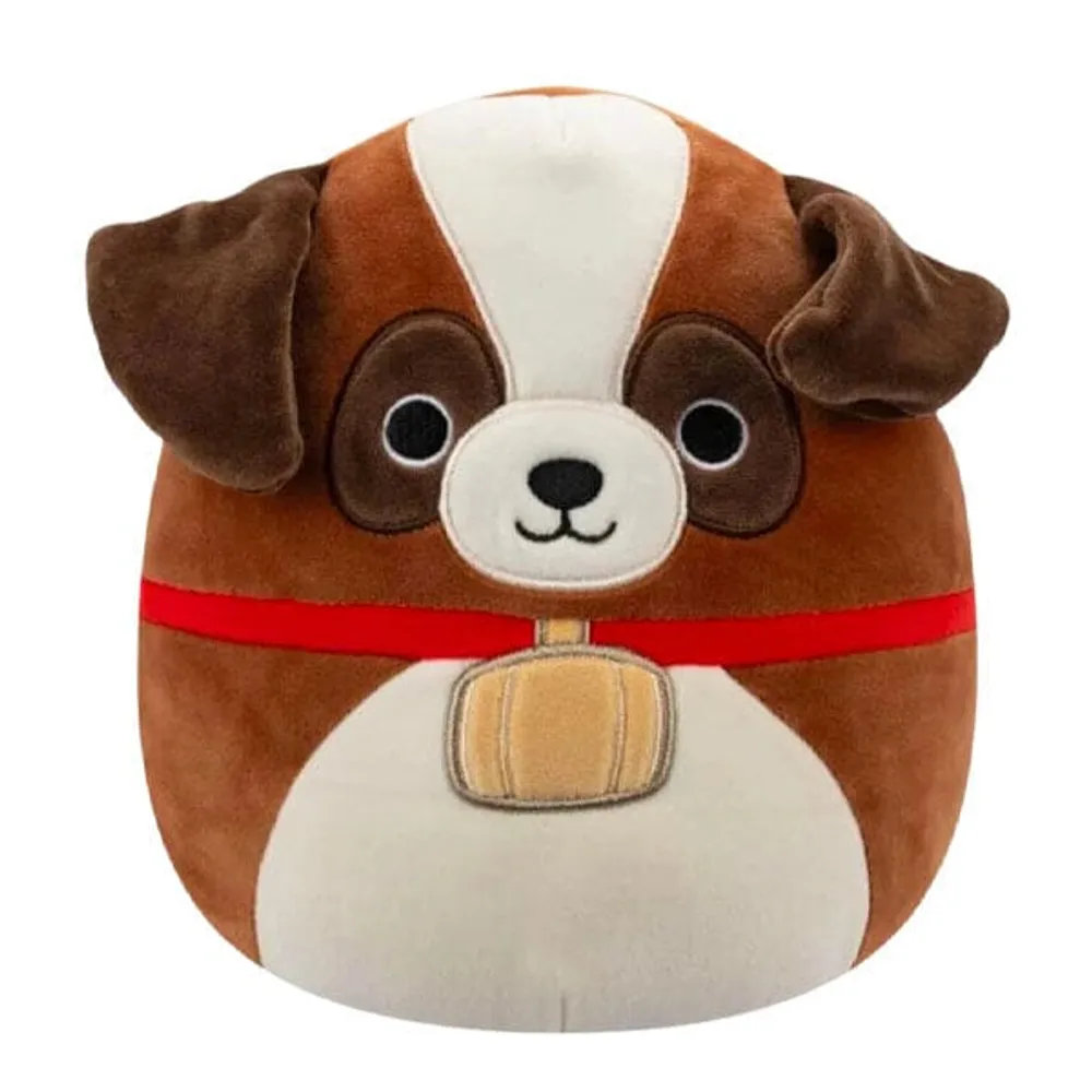 Squishmallows Super Soft Plush Toys | 7.5" Sassafras the Saint Bernard