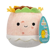 Squishmallows Flip-A-Mallows 5" Reversible Plush Toy Tex The Taco & Bernardo The Burrito