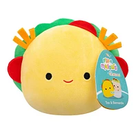 Squishmallows Flip-A-Mallows 5" Reversible Plush Toy Tex The Taco & Bernardo The Burrito