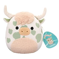 Squishmallows Super Soft Plush Toys 7.5" Celestino The Green Spotted Highland Cow