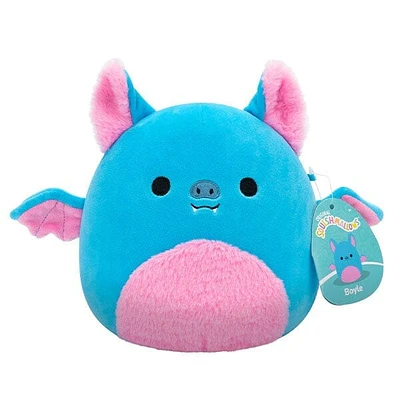 Squishmallows Super Soft Plush Toys 7.5" Boyle The Teal & Pink Fruit Bat