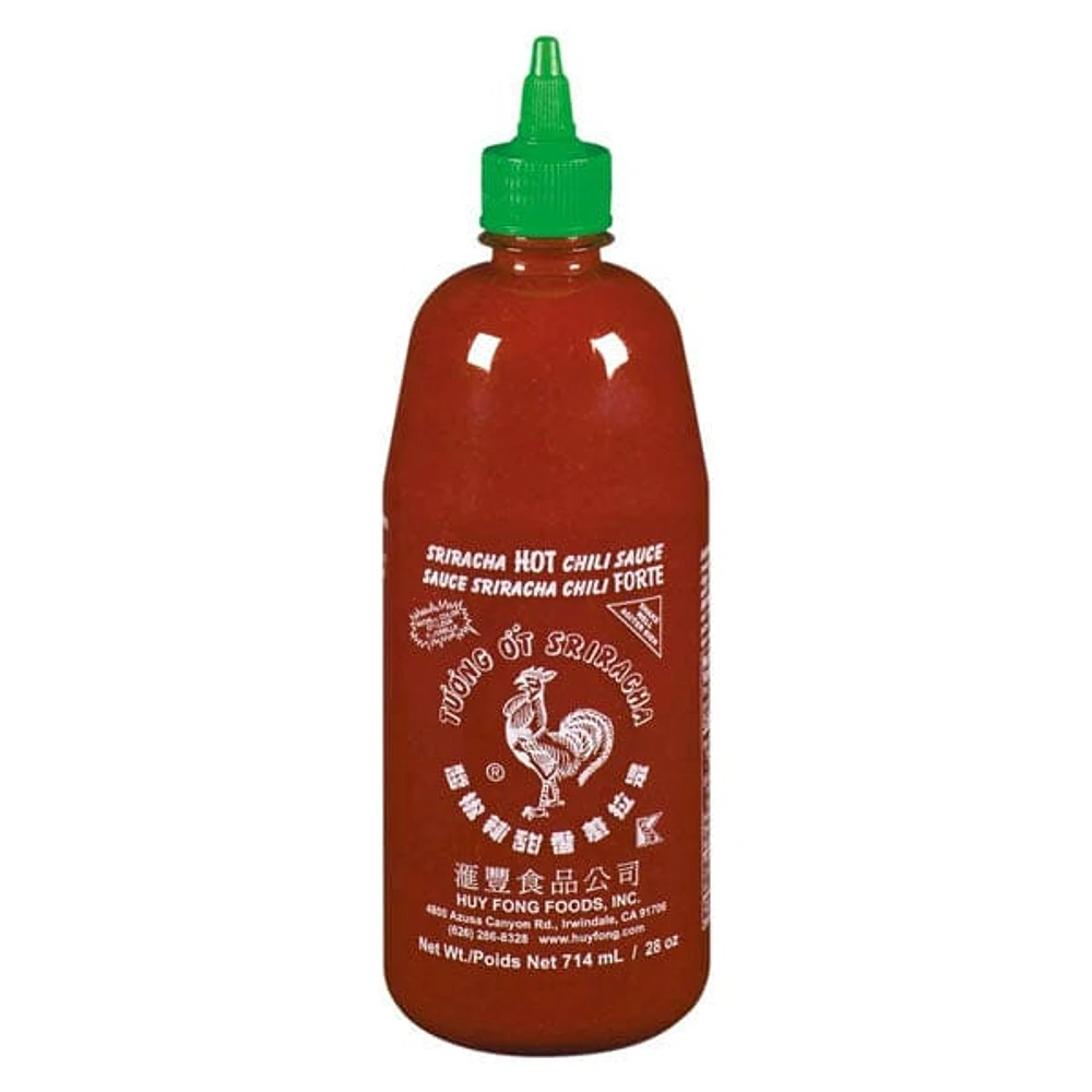 Huy Fong Original Sriracha Hot Chili Sauce Bottle (714mL)