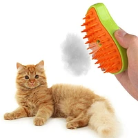 SteamyTails: Silicone Steam Grooming Brush For Cats & Dogs