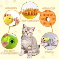 SteamyTails: Silicone Steam Grooming Brush For Cats & Dogs