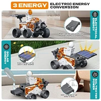 TechTinker Mars Rover 4-in-1 DIY Space Adventure STEM Robot Building & Programming Kit