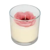 Hidden Gems Succulent Rose Novelty Candle (1 Ring Inside)