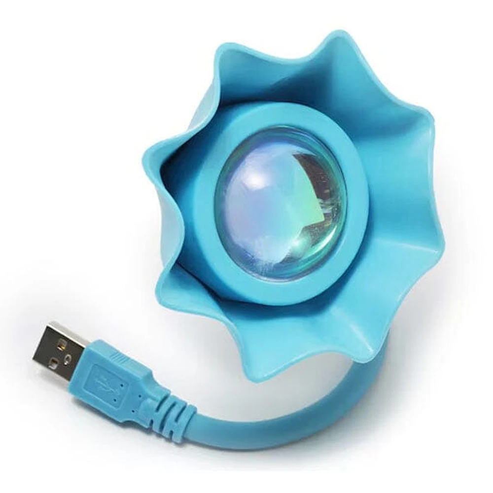 iJoy Floret USB Flexi Sunset LED Lamp Light in Green