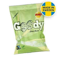 BUBS Godis: Sour Fruity Pear Goody Ovals (90g) Made in Sweden