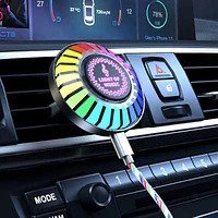 SyncScent LED Music Syncing Car Accessory Novelty Air Freshener Gadget