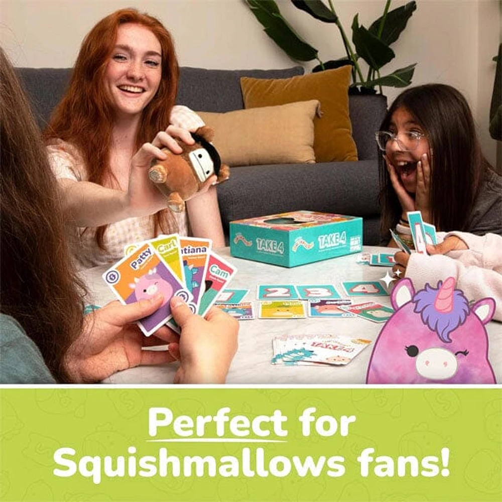 Squishmallows Take4: The Fast-Paced Family Game by The Creators of What Do You Meme