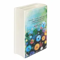 Book-Shaped Novel Ceramic Vase "Blooming Tales"