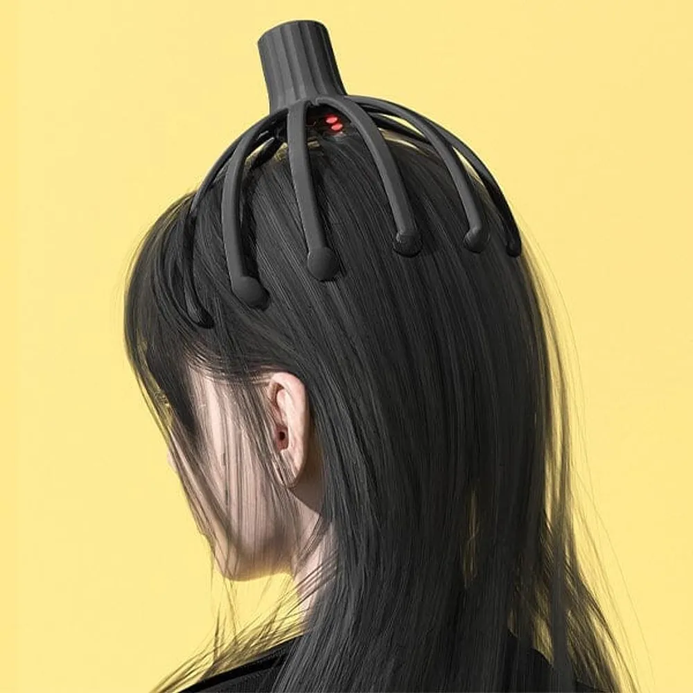 TentaWrap Hands-Free Electronic Head Massager