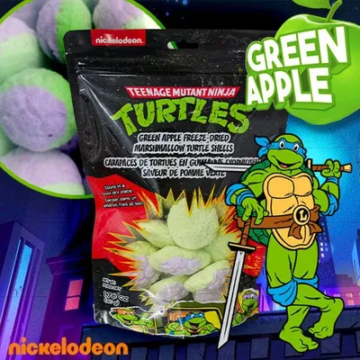Teenage Mutant Ninja Turtles™ Freeze Dried Turtle Shell Marshmallow Candy (50g) | Showcase Exclusive!