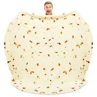 Cozy Cuddler Giant Fleece Tortilla Blanket (80") | As Seen On TikTok!