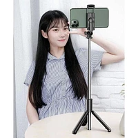 Wireless Bluetooth Selfie Stick With Built-In Tripod